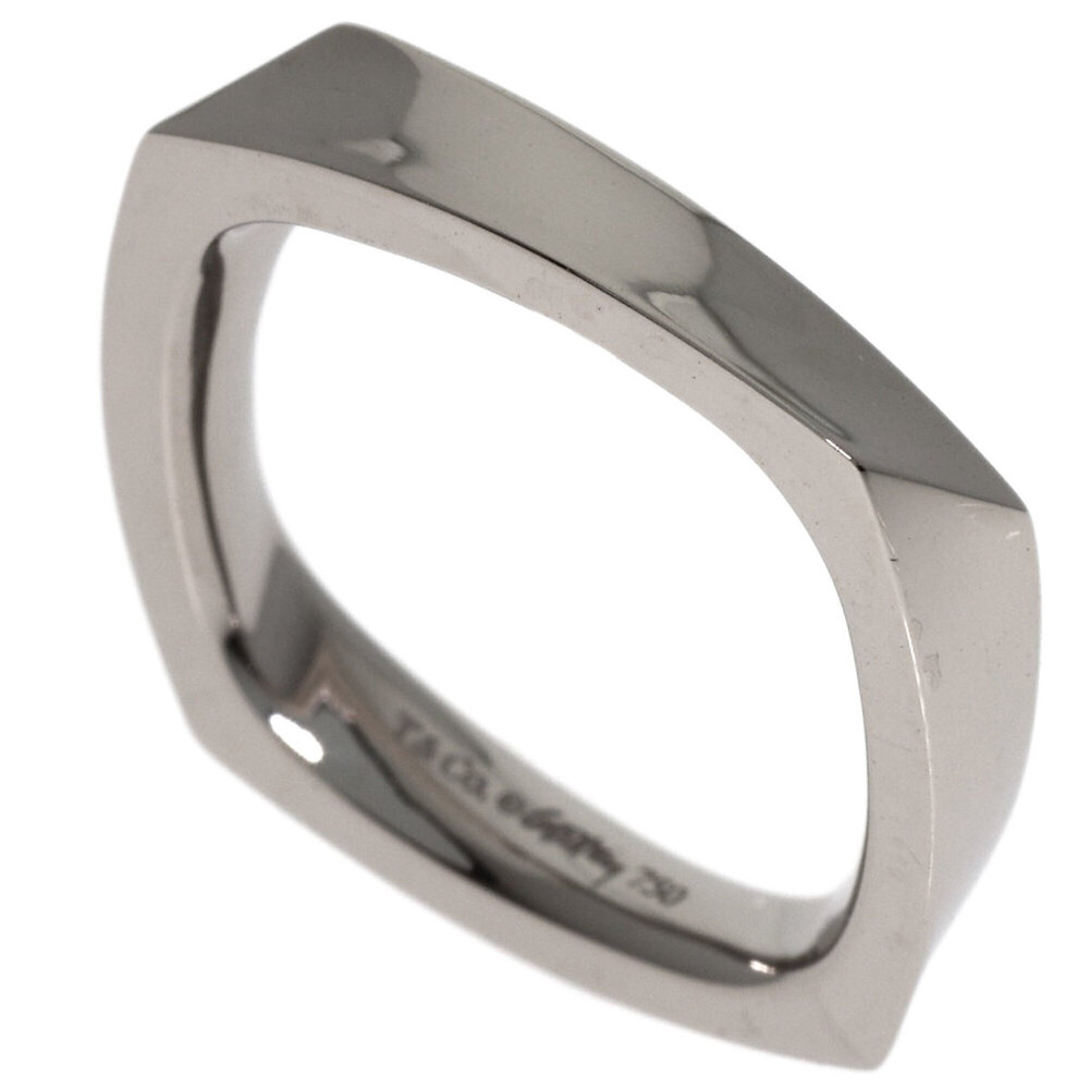 Tiffany & Co. Frank Gehry Torque Narrow Ring, 18K White Gold, Women's.